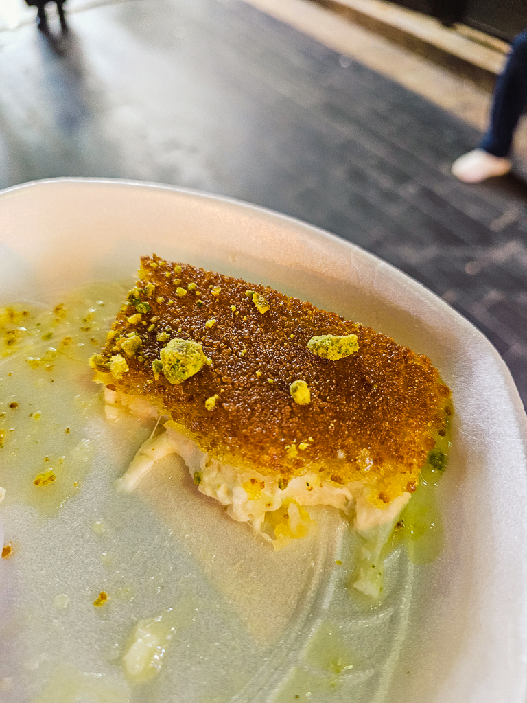 Knafeh typisch Jordaans dessert