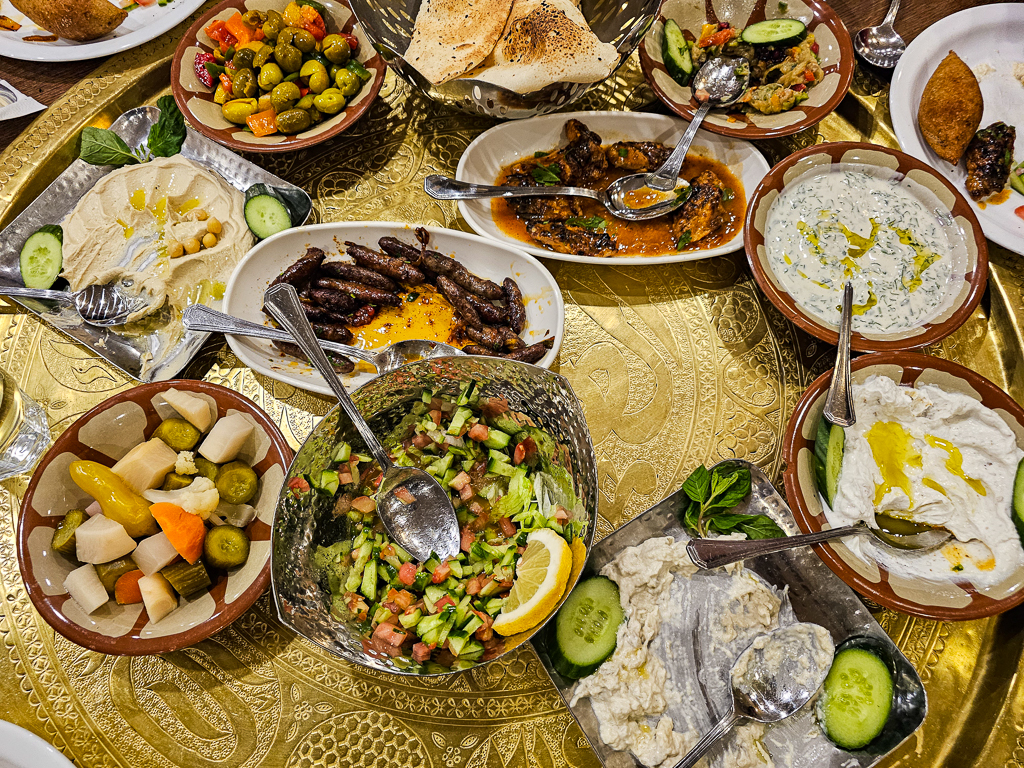 Mezze voorgerechten Jordanië