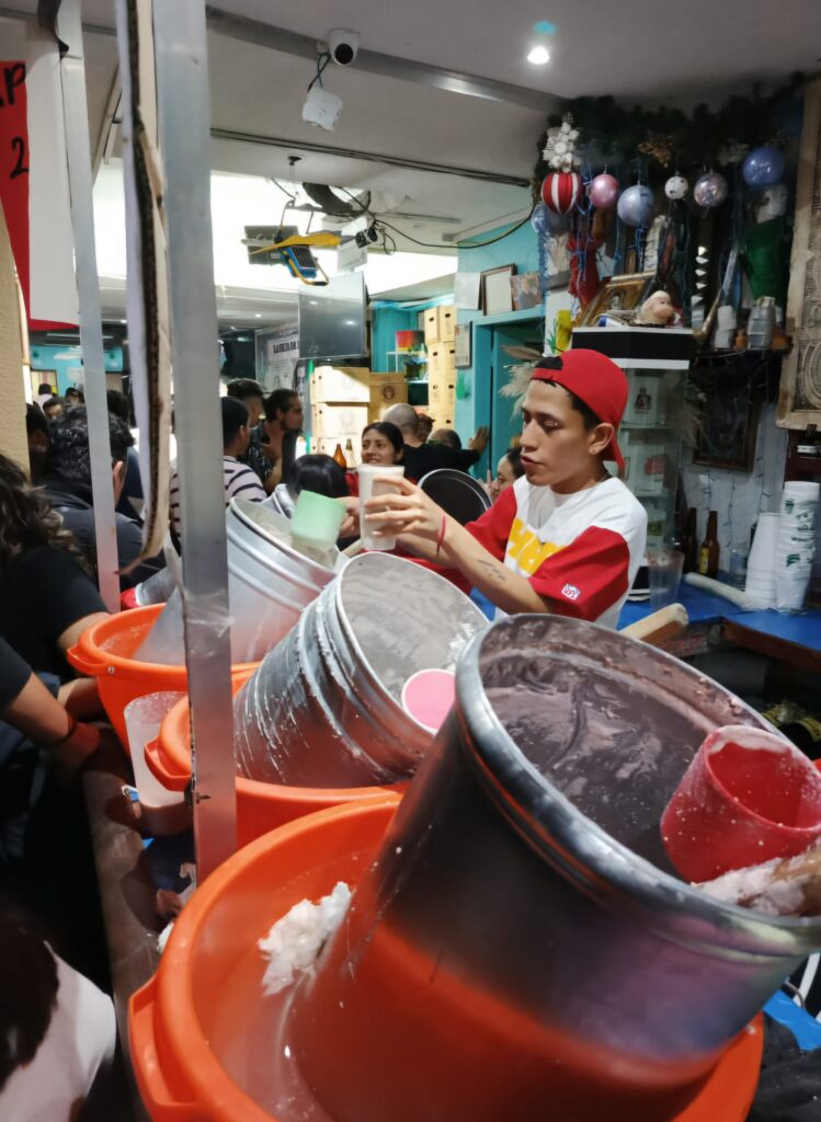 Pulque verkoper in Mexico-stad