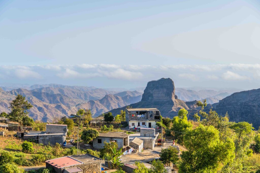 Mooie uitzichten in Santiago, Kaapverdië