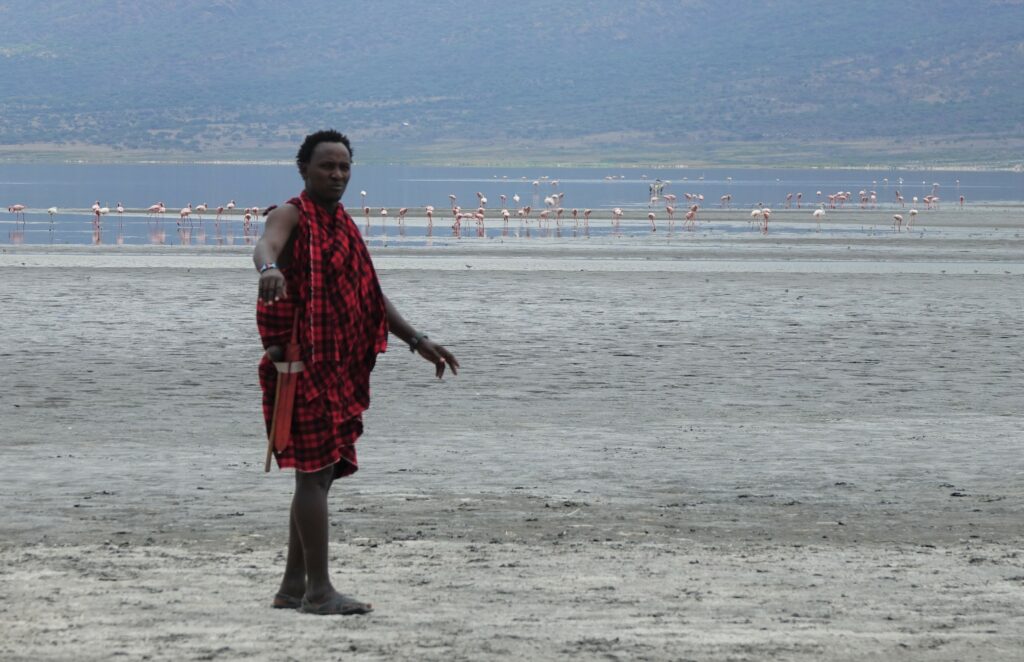 Masai bij Lake Natron