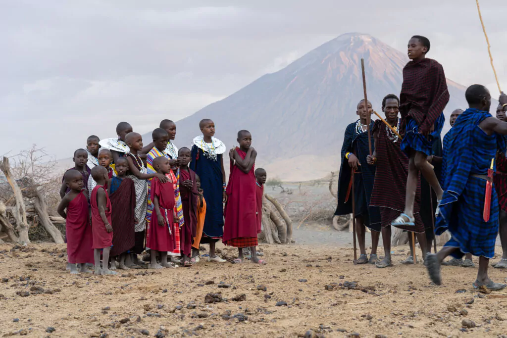 Masai bij Ol Doinyo Lengai in Lake Natron, Tanzania